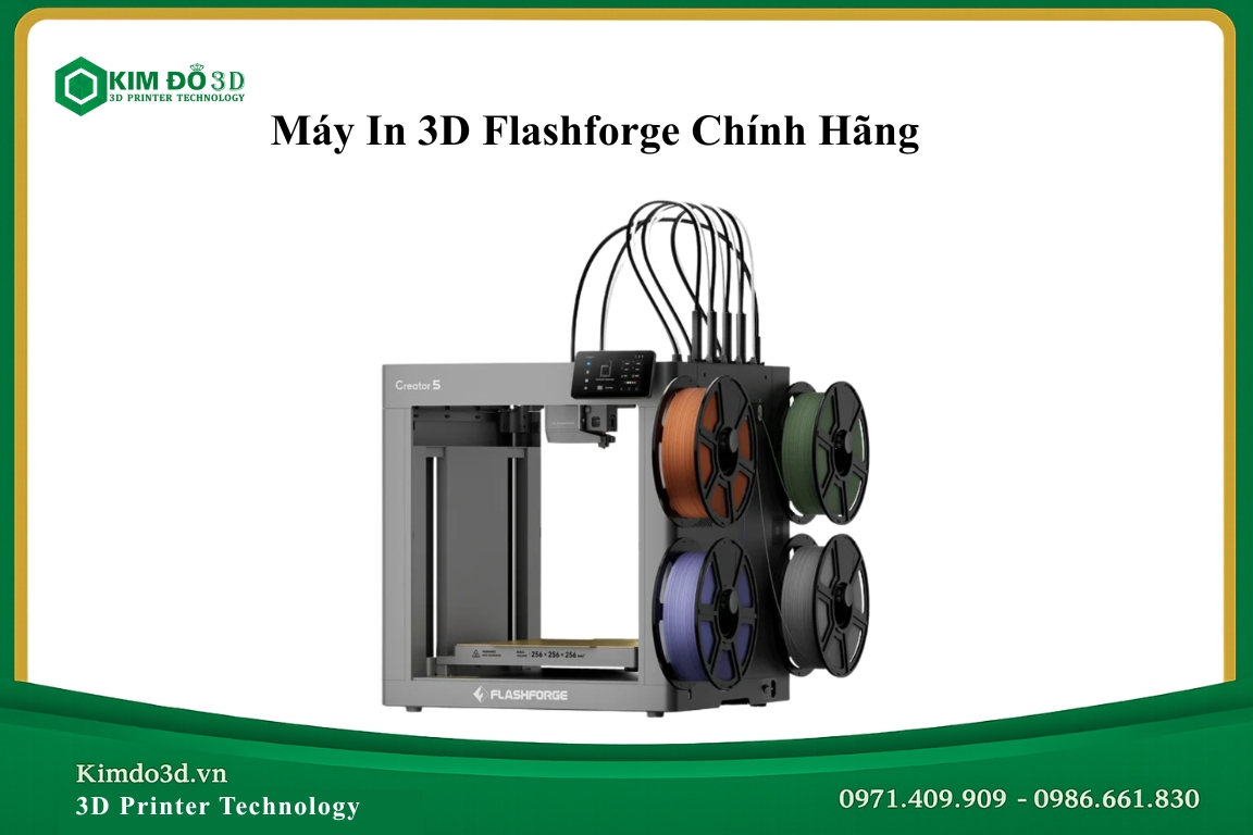 Máy in 3D Flashforge AD5X, Adventurer 5M Pro và Creator 5