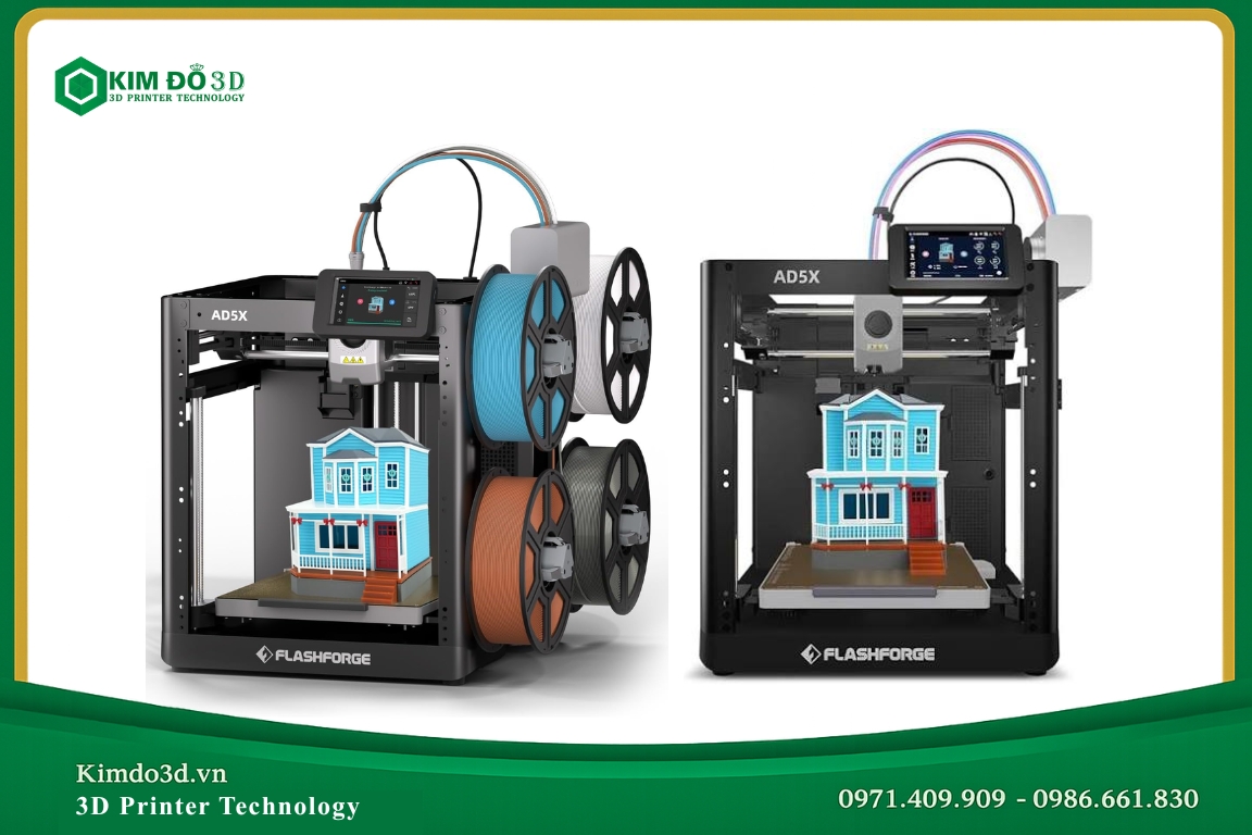 Máy in 3D Flashforge sử dụng trong giáo dục và tạo mẫu kỹ thuật